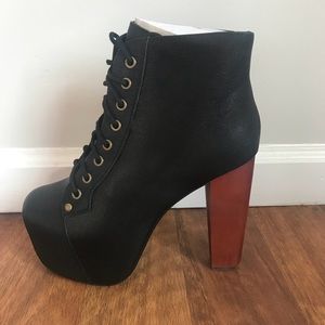 Never been worn Jeffrey Campbell Lita booties